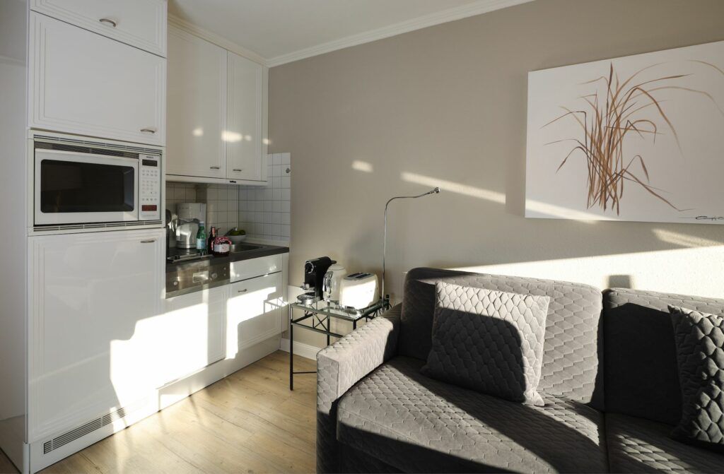 Wohnküche in Ferienwohnung Hörnum